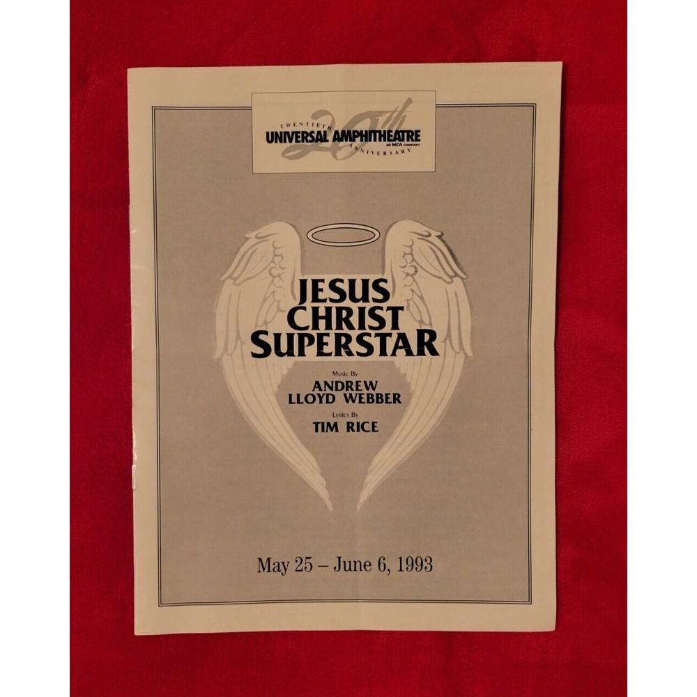 Ted Neeley "JESUS CHRIST SUPERSTAR" Carl Anderson / Dennis DeYoung 1993 Playbill